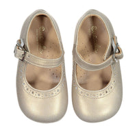 Papanatas Gold Baby Mary Janes