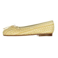 Papanatas Lemon Woven Ballet Flat