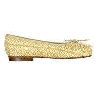 Papanatas Lemon Woven Ballet Flat