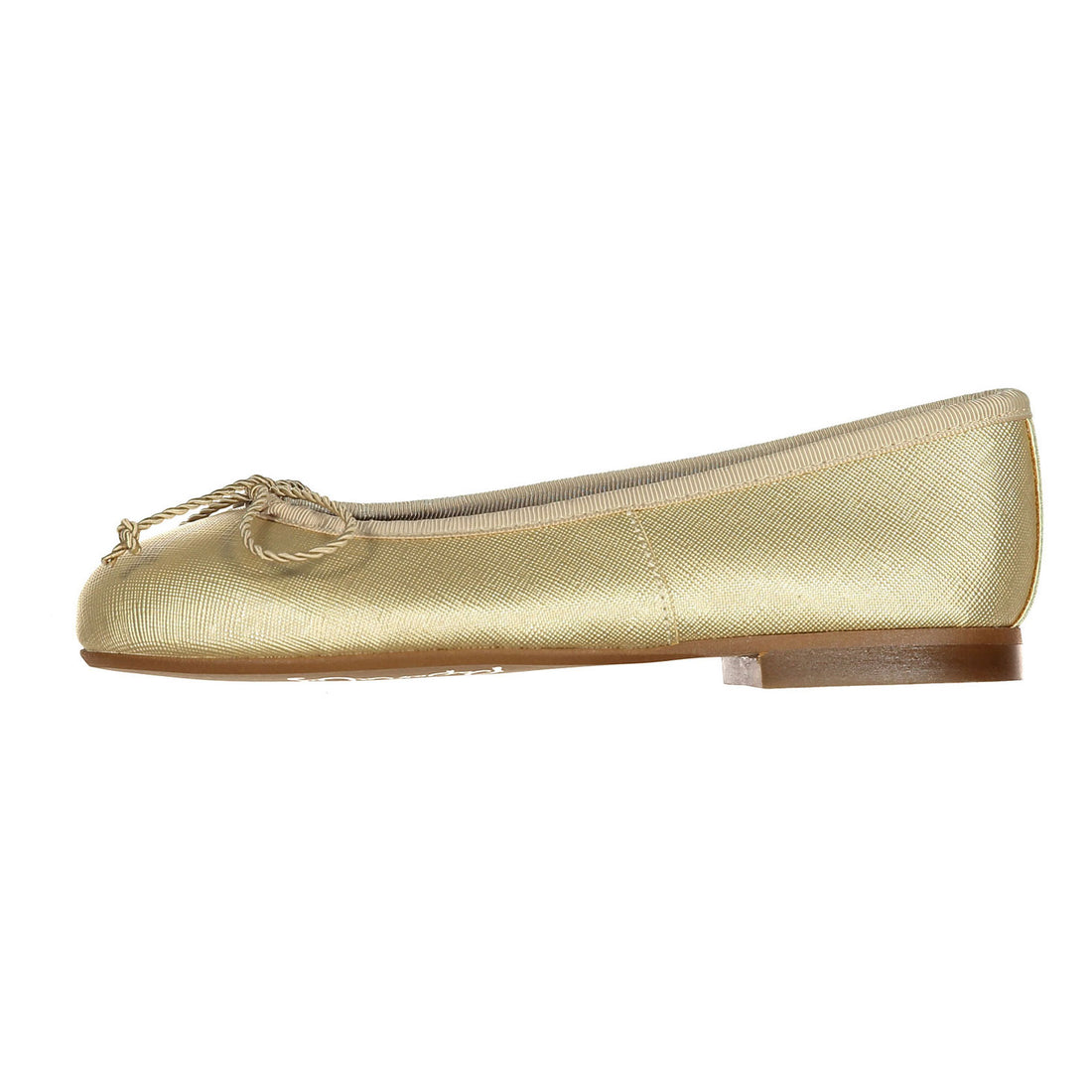 Papanatas Gold Ballet Flat