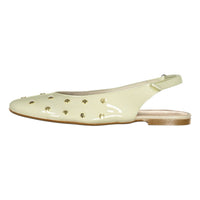 Papanatas Cream Open Back Flat