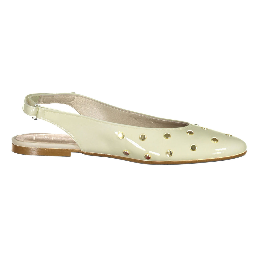 Papanatas Cream Open Back Flat