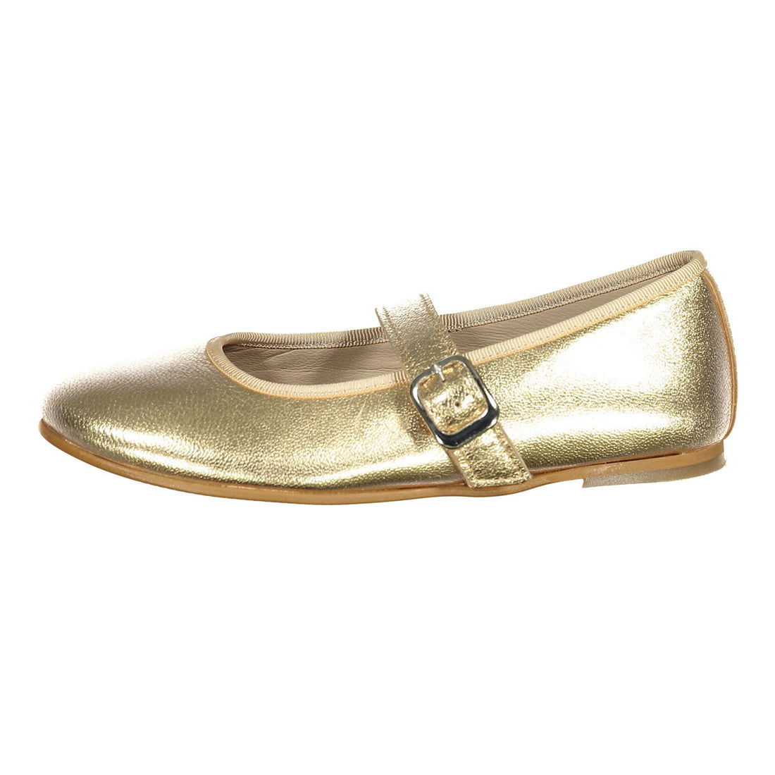 Ladida Shoes Gold  Buckle Flats