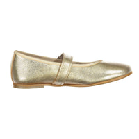 Ladida Shoes Gold  Buckle Flats