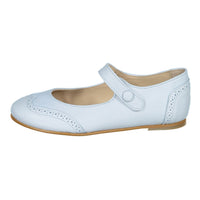 Ladida Shoes Light Blue Wingtip Mary Janes
