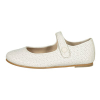 Ladida Shoes Cream Eyelet Mary Janes