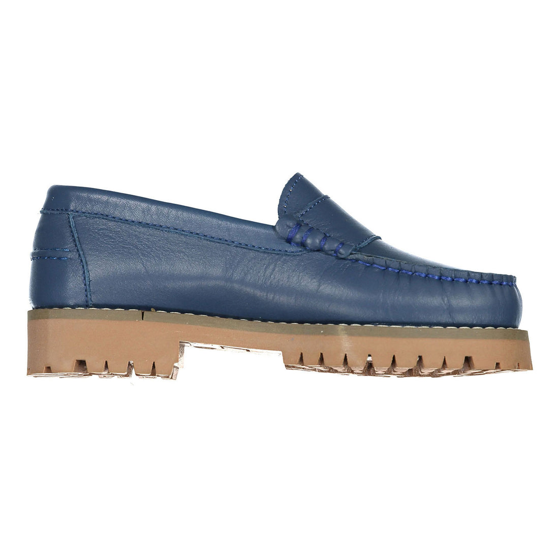 Ladida Shoes Blue Chunky Loafer