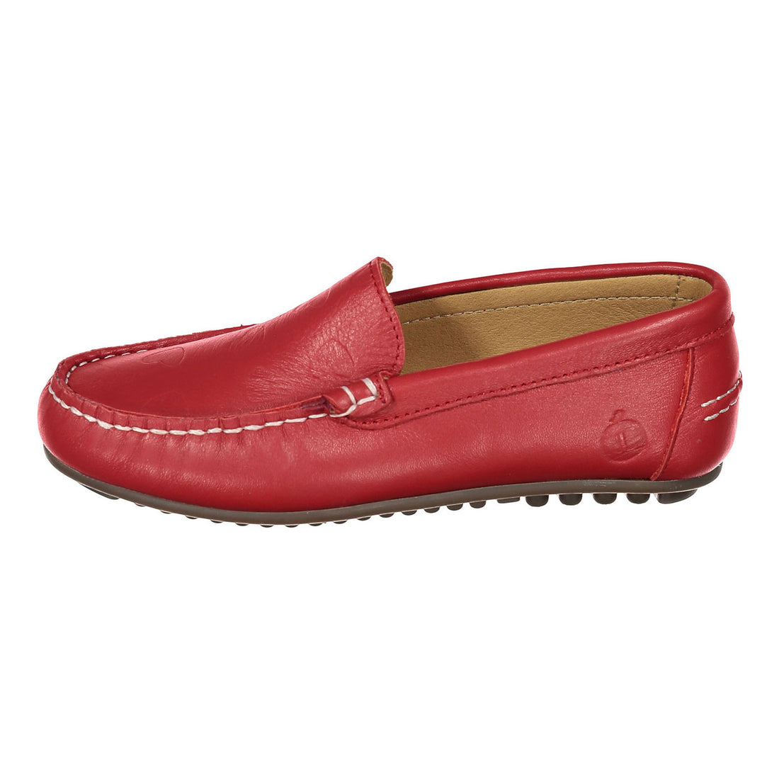 Ladida Shoes Red Heart Embossed  Loafer