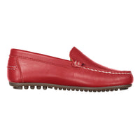 Ladida Shoes Red Heart Embossed  Loafer
