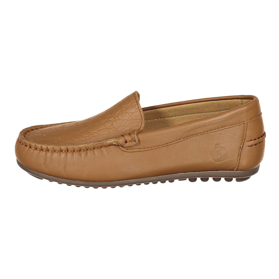 Ladida Shoes Cognac Crush Front Loafers