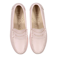 Ladida Shoes Light Pink Pebbled Loafers