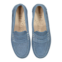 Ladida Shoes Denim Suede Loafers