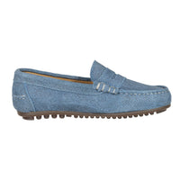 Ladida Shoes Denim Suede Loafers