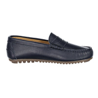Ladida Shoes Navy Leather Loafers
