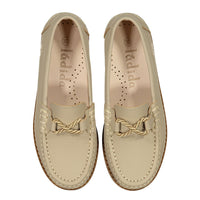Ladida Shoes Beige Rope Slip On Loafer