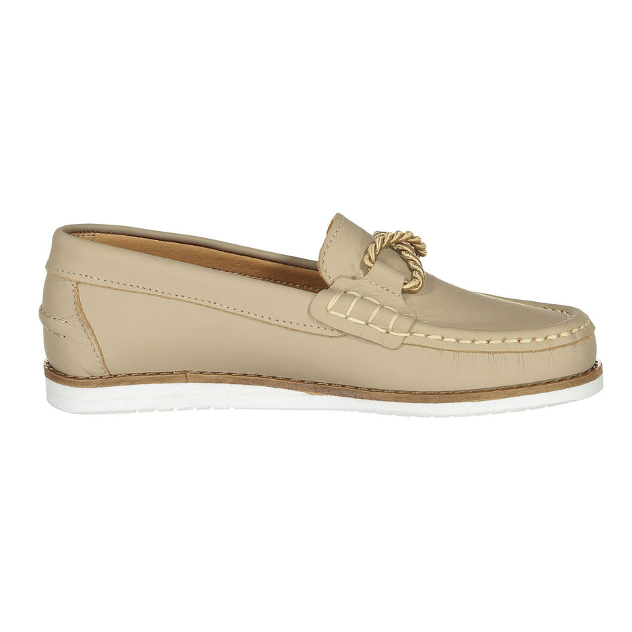 Ladida Shoes Beige Rope Slip On Loafer
