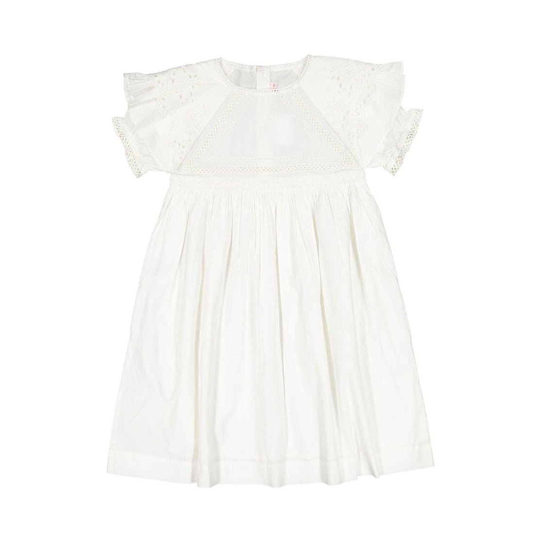 Bonpoint Milk White Elyne Dress