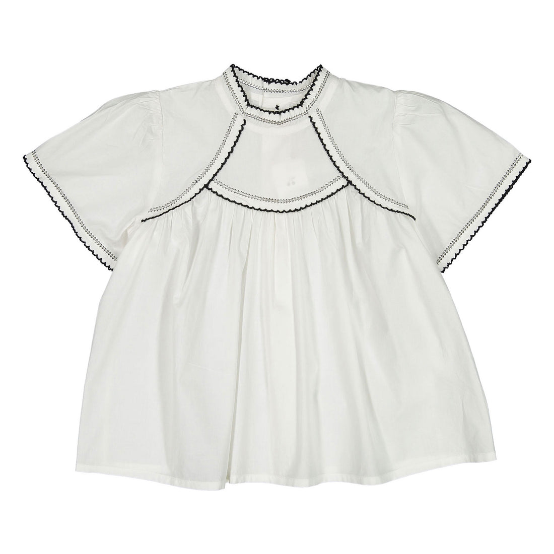 Bonpoint Milk White Eldoradie Blouse