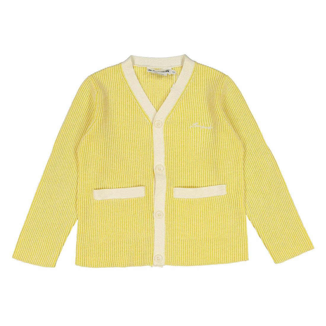 Bonpoint Yellow Albert Cardigan