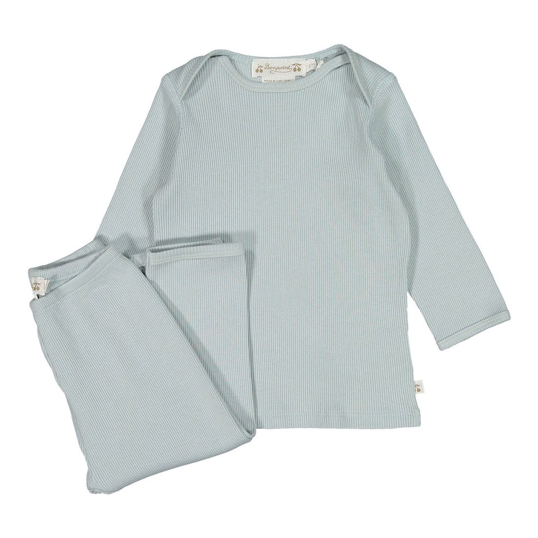 Bonpoint Sky Blue Timi  Baby Set