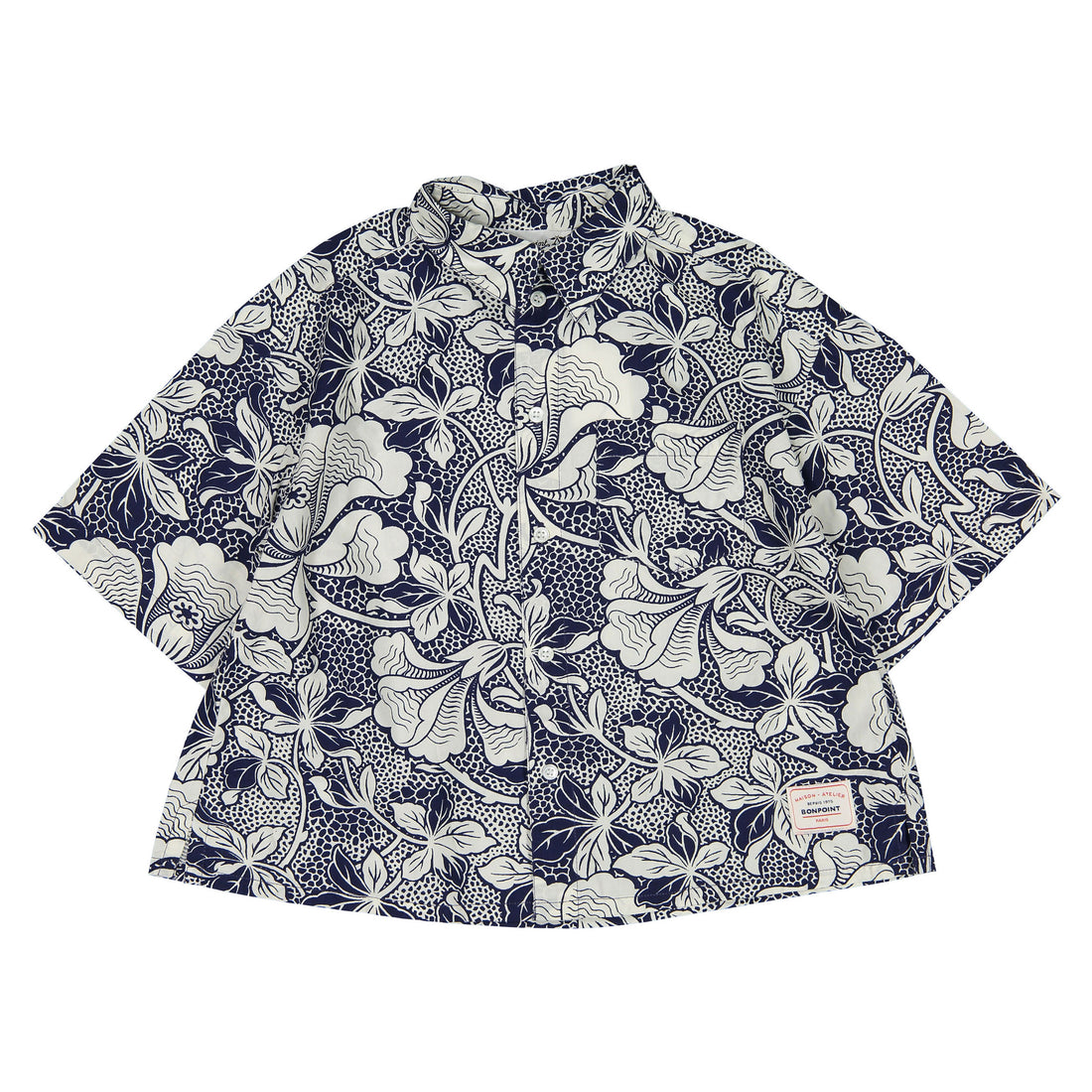 Bonpoint Blue Floral Erian Shirt