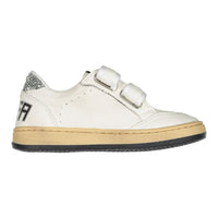 Golden Goose White/Silver Ballstar Strap Sneaker