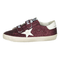 Golden Goose Bordeaux/White Old School Sneaker