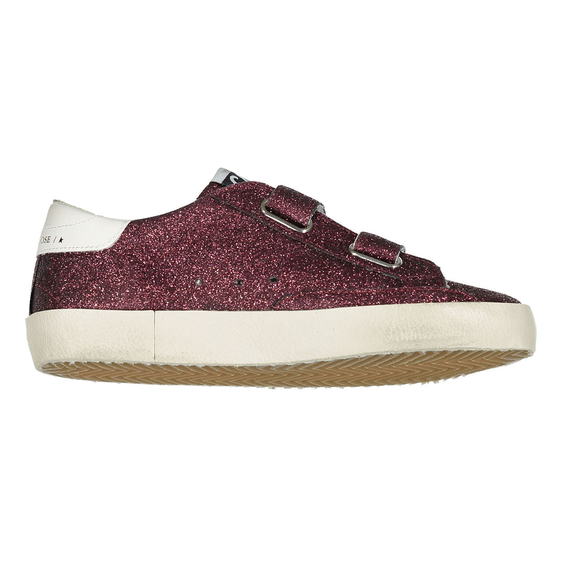 Golden Goose Bordeaux/White Old School Sneaker