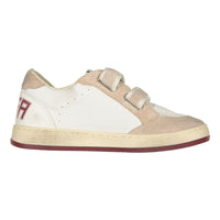 Golden Goose White/Red/Pink Ballstar Strap Sneaker