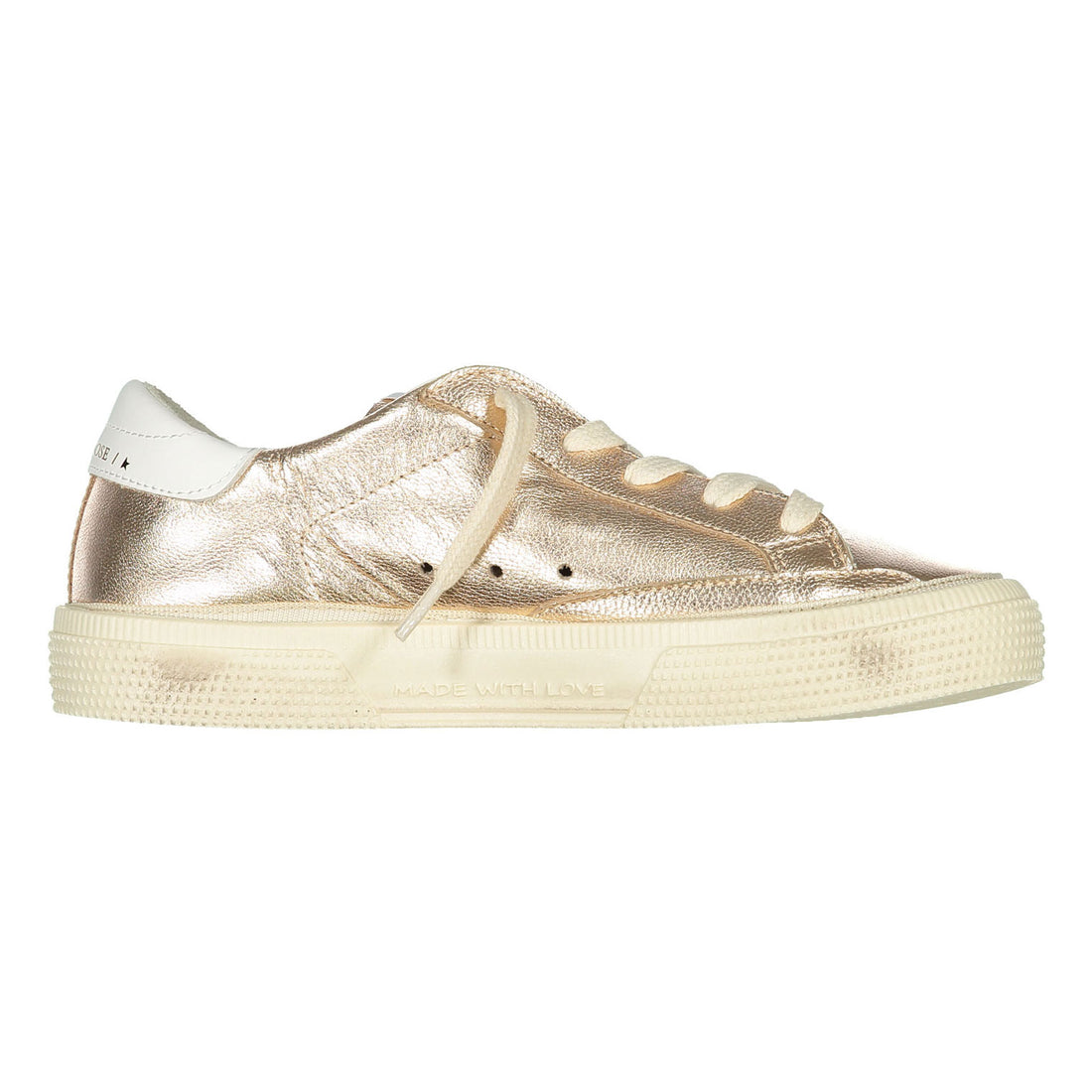 Golden Goose Rame/White May Leather Sneaker