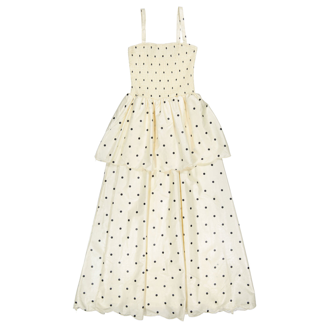 white polka dot chiffon dress Off White Polka Dot Printed Chiffon Dress