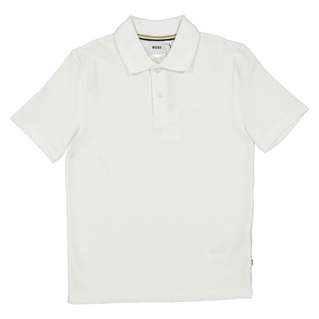 Hugo Boss White Short Sleeve Polo