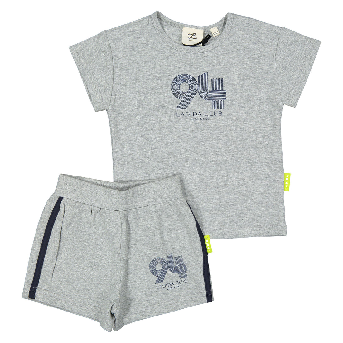 L by Ladida Heather Grey 94 Short Set