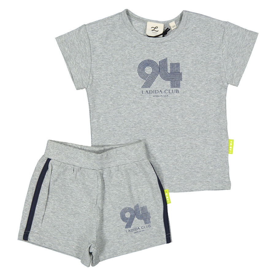 L by Ladida Heather Grey 94 Short Set