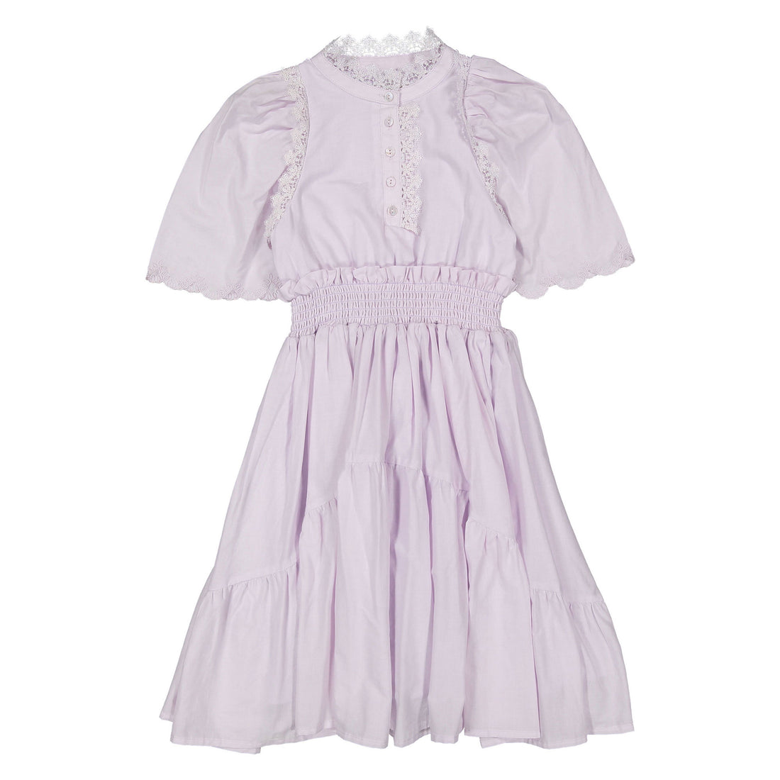 white christmas dresses PETITE AMALIE FLORAL SHIRRED WAIST DRESS(10-18Y) main image 1
