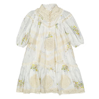 Petite Amalie Spring Meadow Print Voile  Dress