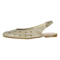 Papanatas Gold Open Back Flat