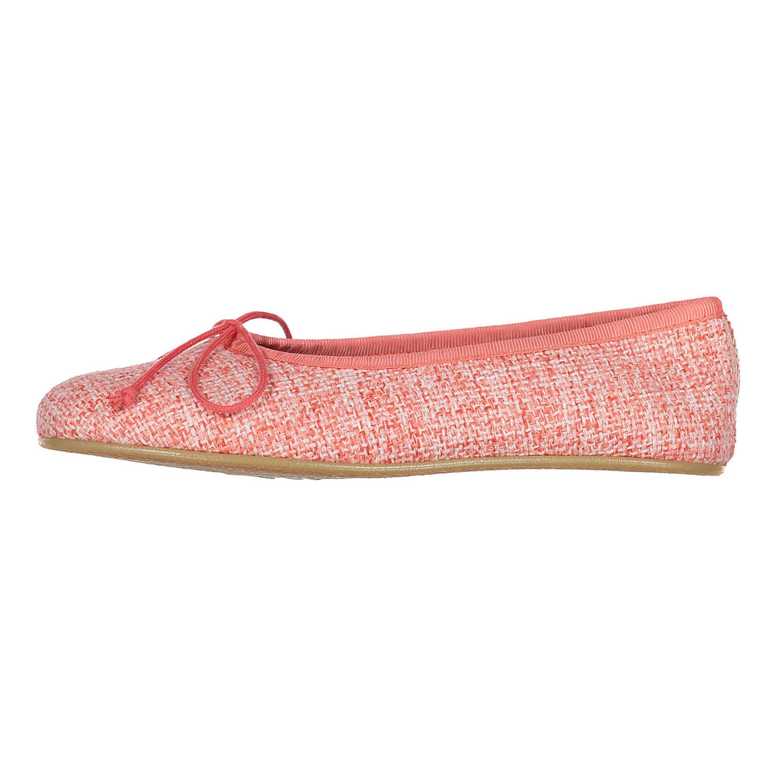 Papanatas Coral Tweed Soft Ballet Flat