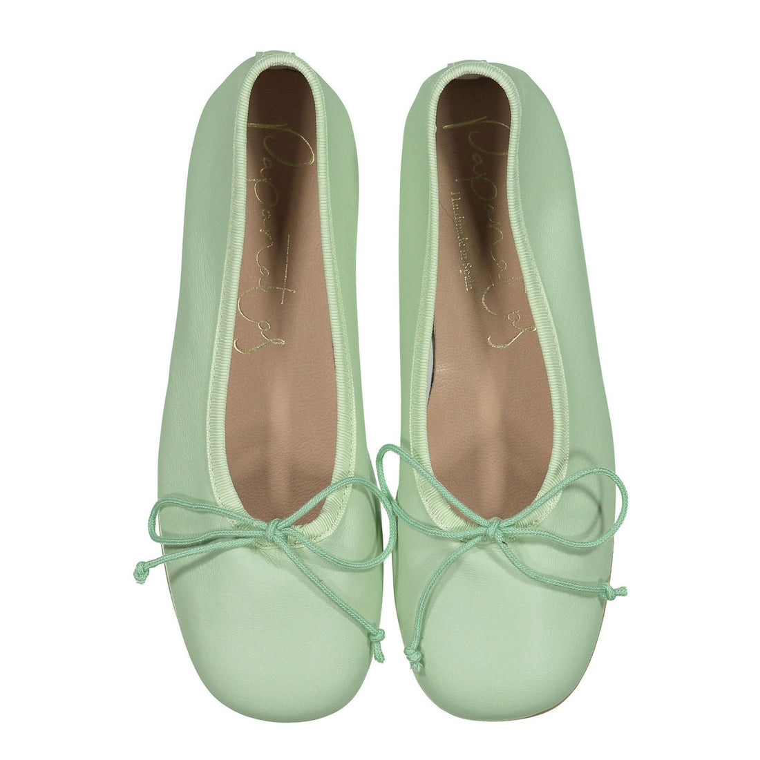 Papanatas Green Soft Ballet Flat