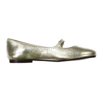 Papanatas Gold Metallic Low Cut Mary Janes