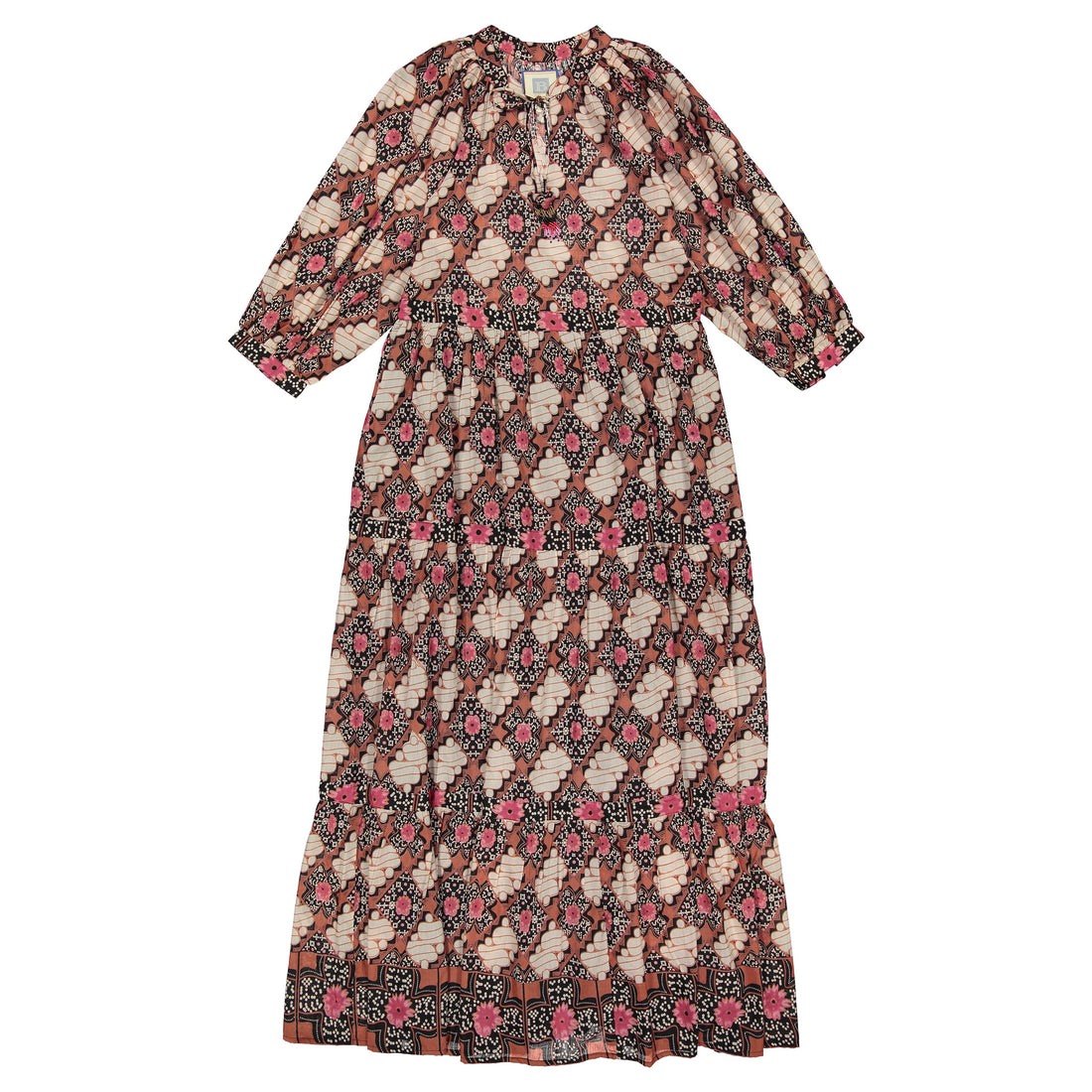 Bell Black Print Elizabeth Maxi Dress