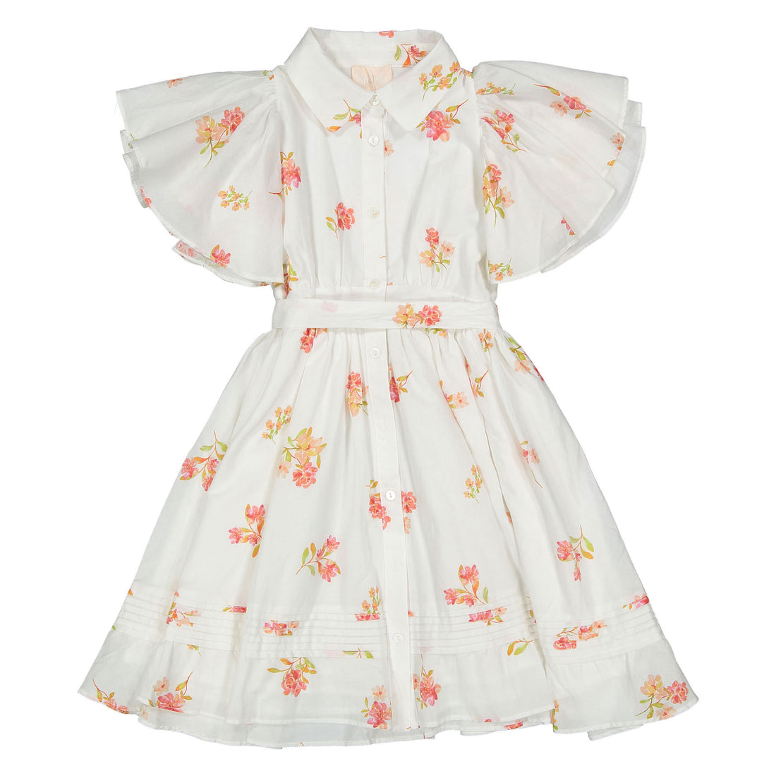 Steph Petite Rose Voile Dress