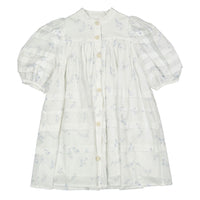 Steph Blue Ditsy Voile Dress