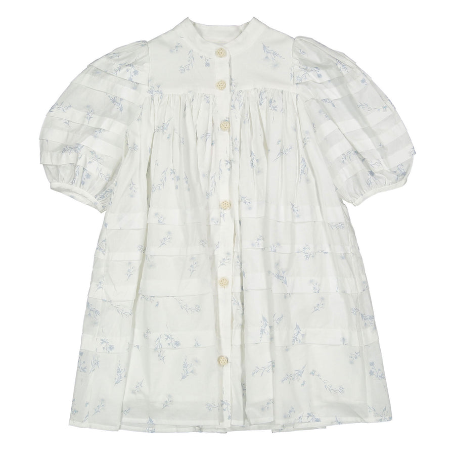 Steph Blue Ditsy Voile Dress