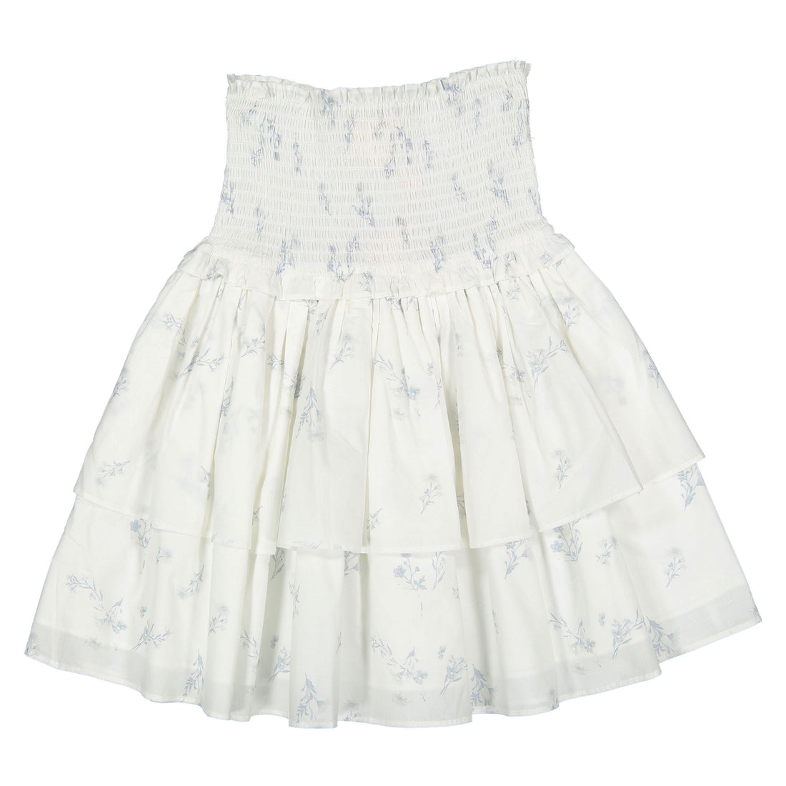 Steph Blue Ditsy Voile Skirt