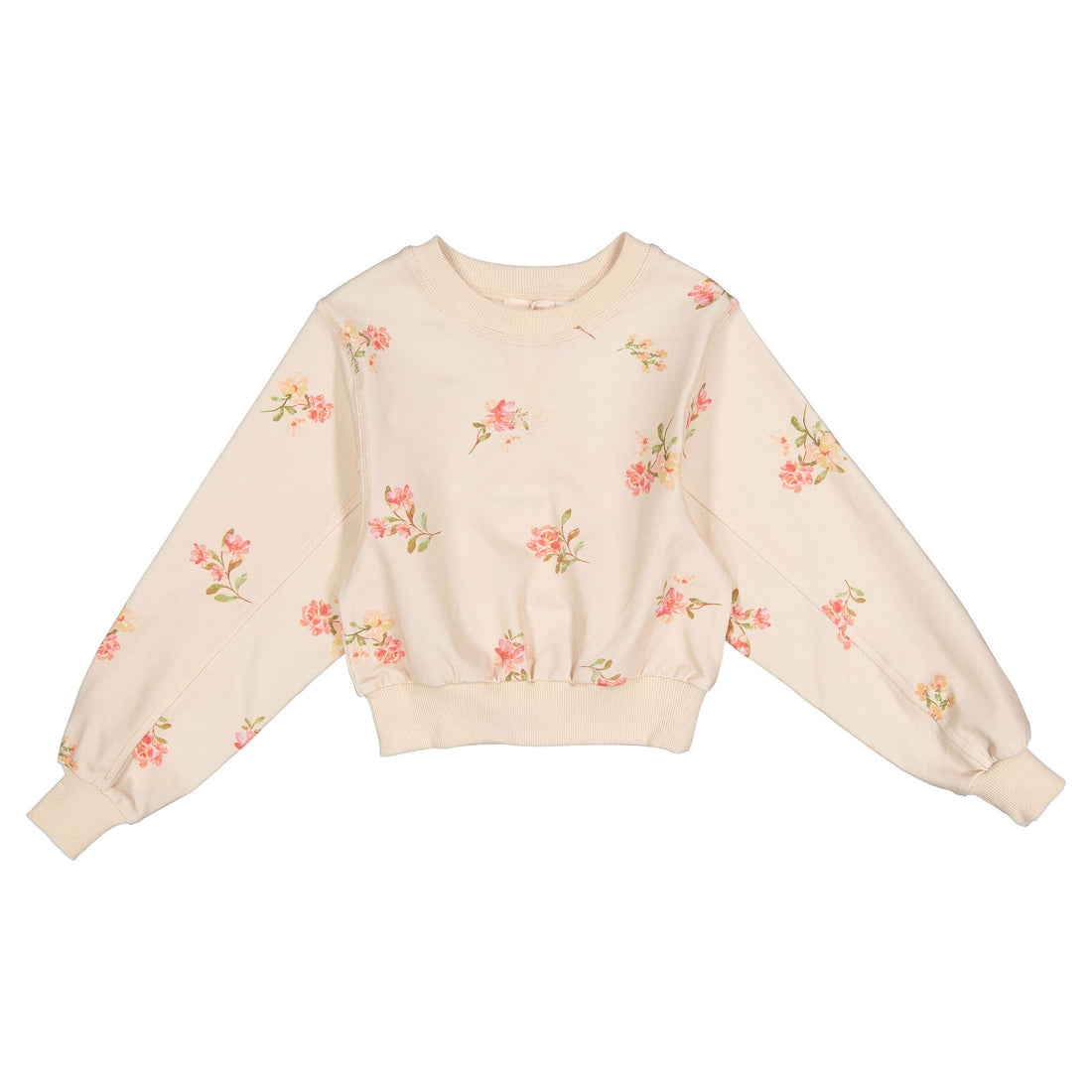 Steph Petit Rose Long Sleeve Sweat Top