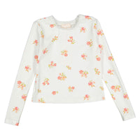 Steph Petite Rose Long Sleeve Top