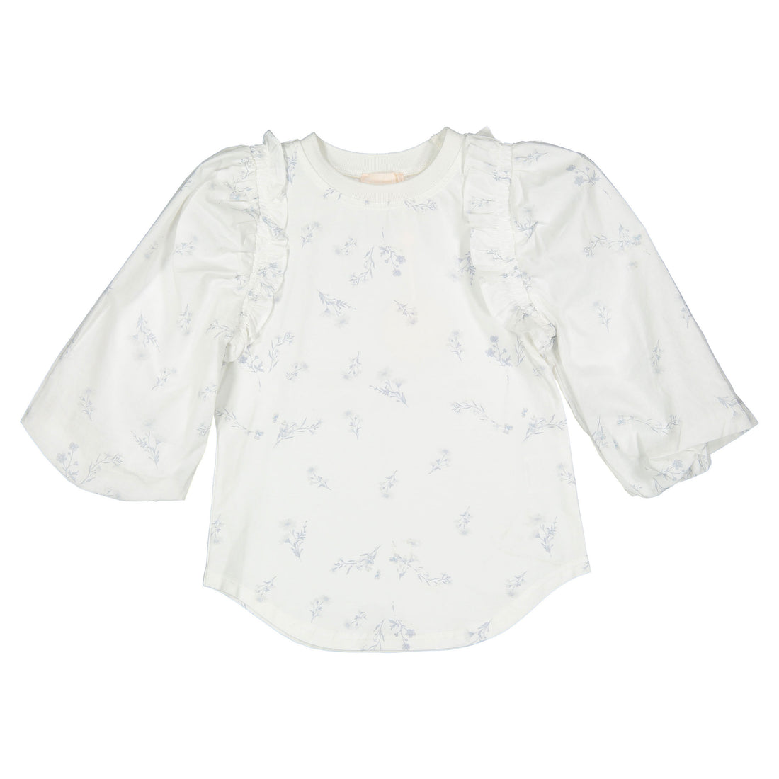 Steph Blue Ditsy Top