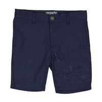 Belati Navy Linen Bermudas