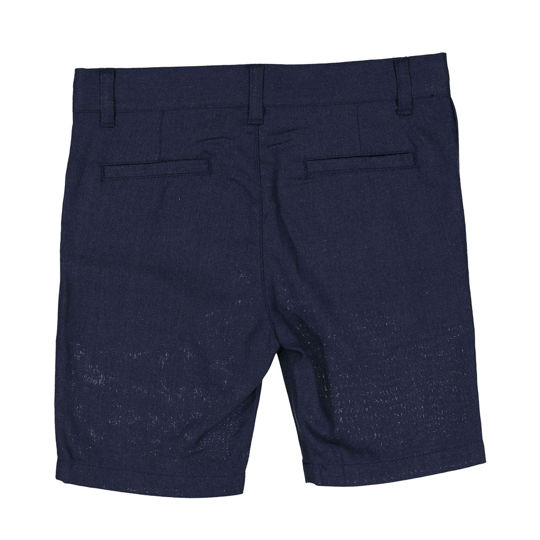 Belati Navy Linen Bermudas